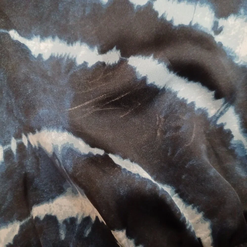 Women's Michael Kors Blue Tie Dye Blouse‎ Size Small